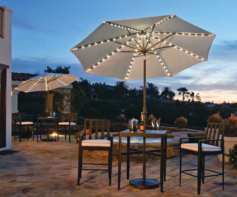 9' Starlight Coller Tilt Octagon Umbrella Grade A by Treasure Garden - Image 4